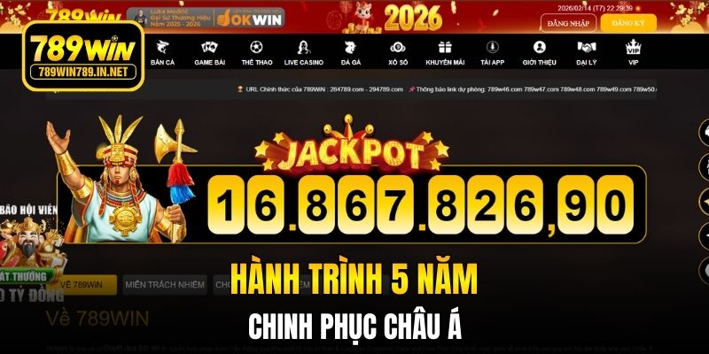 Hành trình 5 năm chinh phục Châu Á